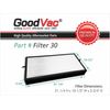 GoodVac H13 True HEPA Replacement Filter Kit Compatible with Inofia 1608 PM1608