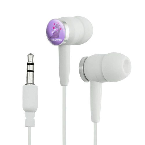 GRAPHICS & MORE Be My Vegantine Valentine Vegan Funny Humor Novelty in-Ear Earbud Headphones
