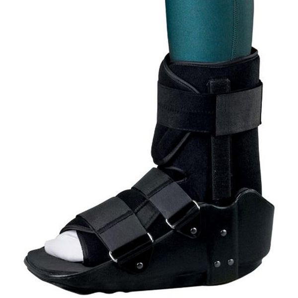 Medline Standard Ankle Walkers, Black, Medium