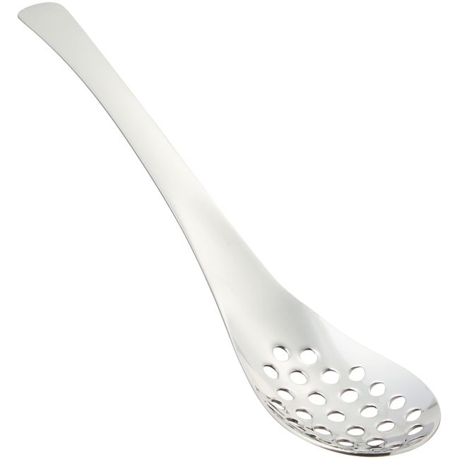 Pearl Metal B-1535 Astragalus Spoon, Perforated, Stainless Steel, Antibacterial, Made in Japan