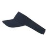 Youth Cotton Sun Visor - Navy OSFM