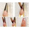 Nail Art Extension Guide Forms Sticker Nail Forms Extension Guide Self-adhesive Tips Sculpting Guide Stickers Salon Accessory for Acrylic UV Gel Nail Art (100 Pieces)