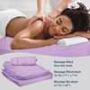 Lavender 3 Piece Microfiber Massage Sheet Set Soft Durable Stain Resistant