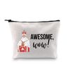 Hamilton Inspired Awesome Wow Hamilton King George Iii Pencil Case Hamilton Fans Gift Zipper Pouch Makeup Bag (Awesome Wow Makeup EU)