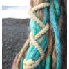 DreadLab Bendable Spiral Dreads (40cm, Blonde with Blonde Thread)