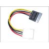 MicroConnect SATA Power 4pin-15pin 0.2m power cable - power cables (Ma