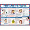 Safety First Aid Laminated First Aid for Eyes Poster