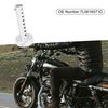 A ABSOPRO Motorcycle Exhaust Muffler Pipe Replacement 60mm Silver Tone
