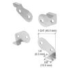 CRL Goss Mirror Mounting Clip Set