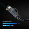 Cat6 Ethernet Cable 50ft, 6-Pack Orange - Flat High-Speed Network Cables for Gaming, Streaming, Router, Modem, PC, PS5, Xbox - Durable & Space-Saving Design
