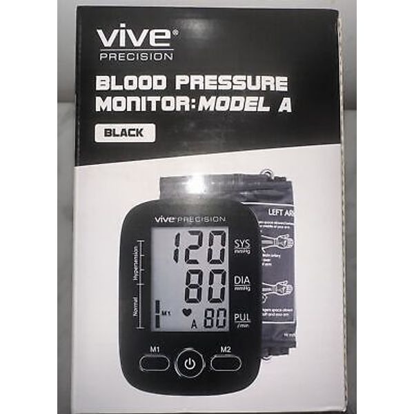 Vive Health DMD1068BLK Blood Pressure Monitor Model A