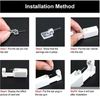 4Pcs Safety Ear Piercing Kit Disposable Self Nose Piercing Gun with Ear Stud USA