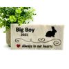 Rabbit Memorial Stone - Rabbit HS - Real Stone Personalized by Florida-Funshine