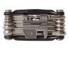 Crankbrothers Multi Tool M 17 Bike Tool - MTB Multi-Tool Nickel - 17 bicycle tools (17 in 1 tool), ergonomic and lightweight