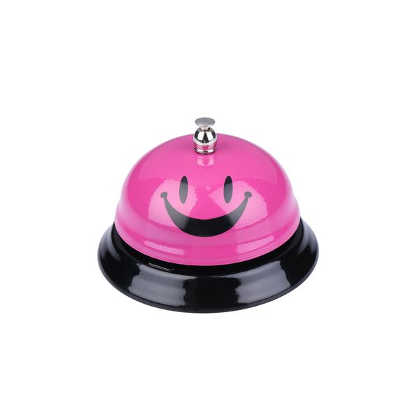 I-MART Call Bell, Service Bell, Front Desk Bell, Ring Bell for Office, Hotel, Classroom, School, Dinner, Kitchen, Restaurants (Smiley Face Pink)