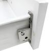 Rok Hardware Harn Impaz Drawer Box Slide Runner Left/Right Clip On Screw On Front Fixing Bracket Pair (1 Pair, Left/Right)