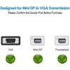 Multibao Thunderbolt Mini Display Port DP to VGA Cable Adapter For APPLE Mac Macbook Black