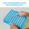 Learning Resources Addition Practice Board, Ages 3+, Learn Addition, Self-Checking Activity Board for Independent Learning, Solve 81 Maths Problems