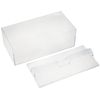 Clear Regular Paper Towel Holder Drop Lid Kitchen Tissue Dispenser 9.6x4.9x3....