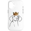 Treeing Walker Coonhound Dog Wearing Crown Case for iPhone 16