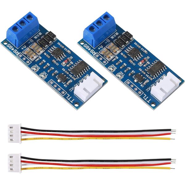 DUTTY TTL to RS485 module hardware automatic flow control board RS485 mutual conversion TTL signal microcontroller serial port with 4Pin line 2pcs