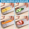 Stainless Steel Cheese Slicer with Accurate Size Scale with Serving Board