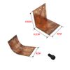 scottchen PRO Welding Spoon Copper Welding Spoon Welders Helper,3 Plate Set, Flat/Curved/Angle Copper Paddle Backer