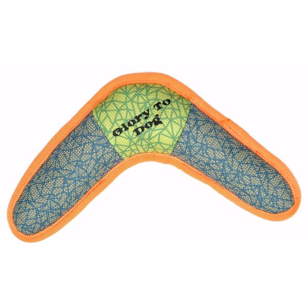 Glory To Dog Ballistic Sport Boomerang Squeaker Dog Toy for Small and Medium Size Dogs