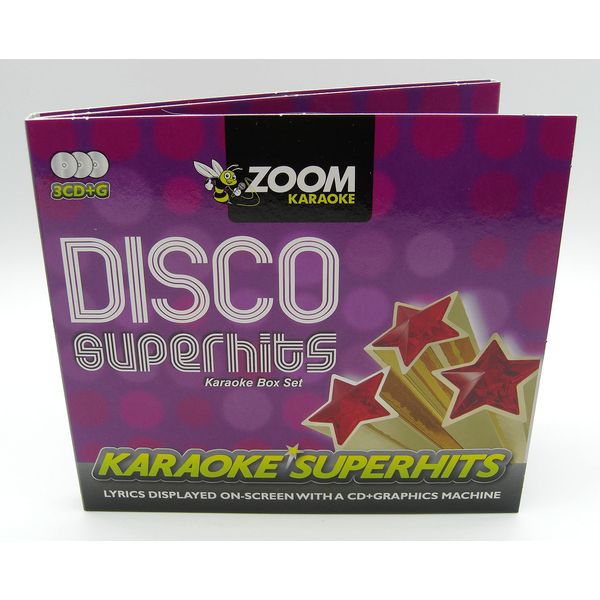 Zoom Karaoke - Disco Superhits Box Set - 50 Songs - Triple CD+G Set