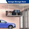 3X4Ft Heavy Duty Overhead Garage Storage Rack - Adjustable Ceiling Shelving with