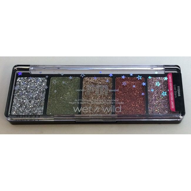 Wet n Wild Fantasy Makers Glitter Palette For Eye And Face, 1115946- Lost Stars