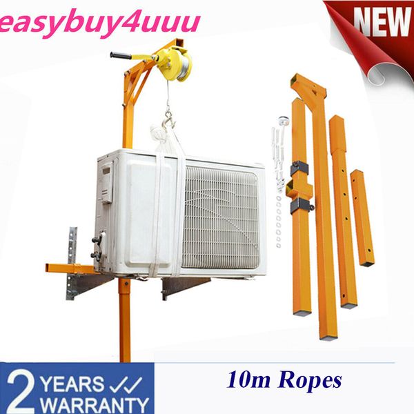 AC Air Conditioner Outside Installation lifting Tool 10M Bracket Crane Stainless