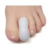 ZenToes 6 Pack Gel Toe Cap and Protector - Cushions and Protects to Provide Relief from Missing or Ingrown Toenails, Corns, Blisters, Hammer Toes (Small, White)