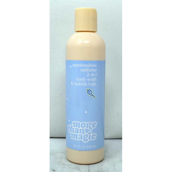 More Than Magic Marshmallow Mistletoe Body Wash & Bubble Bath 8.11 Ounces