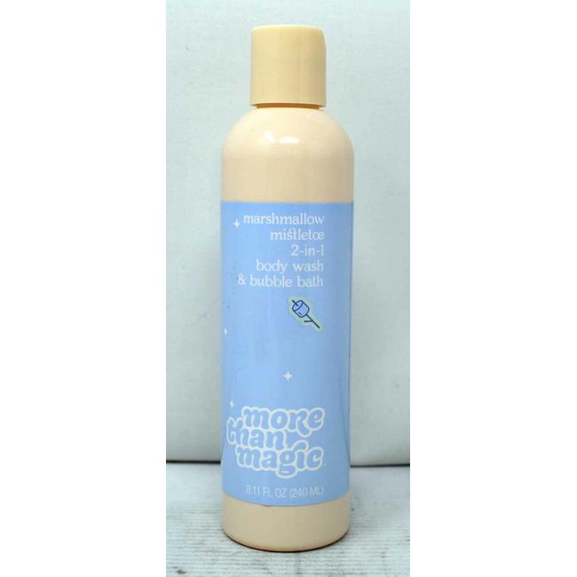 More Than Magic Marshmallow Mistletoe Body Wash & Bubble Bath 8.11 Ounces