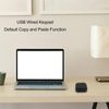 Copy Paste Keyboard Shortcut Macro Keypad for Work and Gaming Mini USB Keypad with Backlight Blue Switch Portable Design Compact Size Programmable