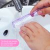 15 Pieces Nail Brush for Cleaning Fingernails Nail Scrub Manicure Brush Handle Grip Cleaning Brushes Pedicure Brush for Toes and Nails Cleaning, 5 Colors(Fresh Colors)