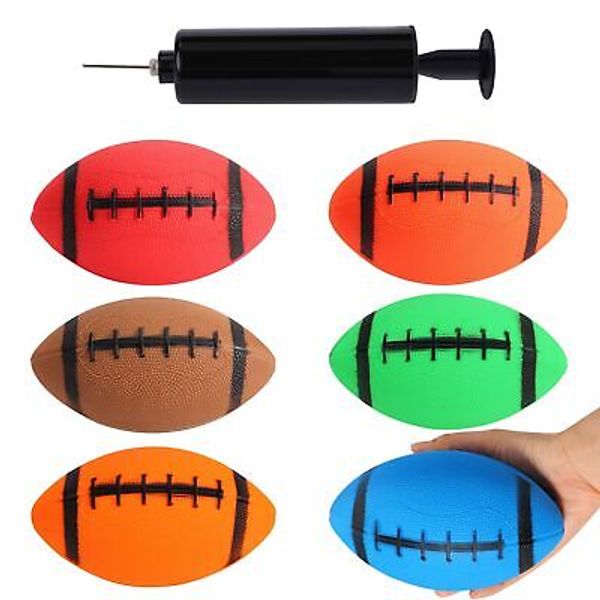 6PCS Mini Inflatable Football, 6.3 inch Waterproof Football Toys for Perfect ...