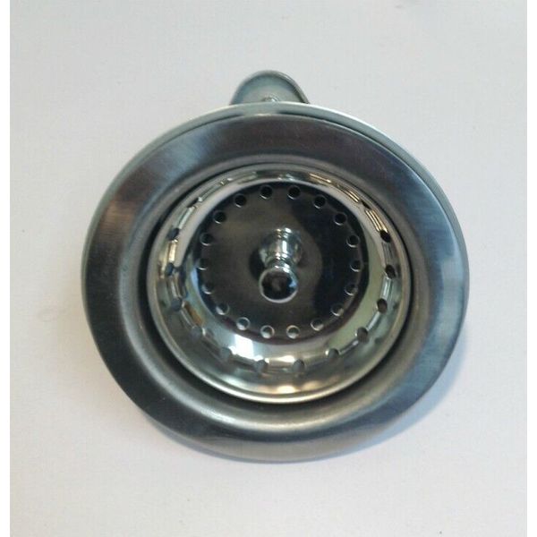 3 Bolts EZZ-On Stainless Duo Basket Kitchen Sink Strainer Fits 3.5" - 4" Drain