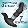 Prostatic Play Rimstatic Curved Rotating Plug with Remote