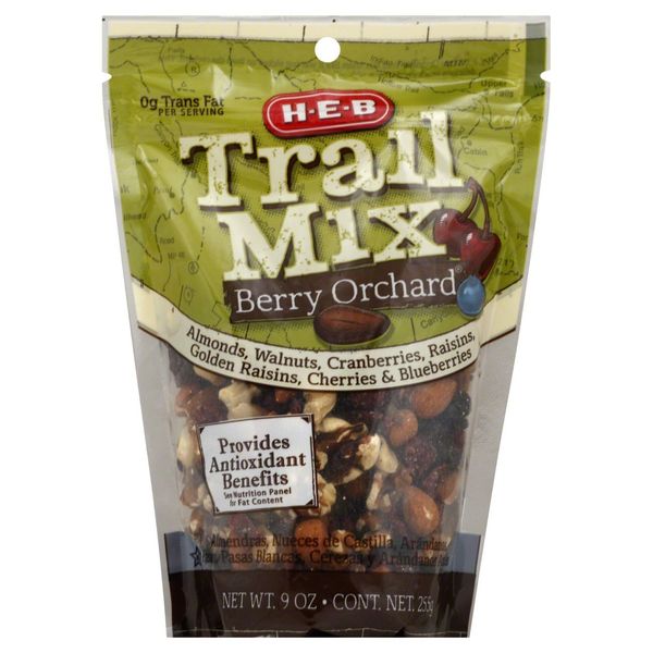 HEB Trail Mix 8oz - 11oz Bag (Pack of 3) Choose Flavor Below (Berry Orchard 9oz)