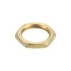 sourcing map G1/4 Lock Nut, Hex Brass Female Locknut for Plumbing 20pcs