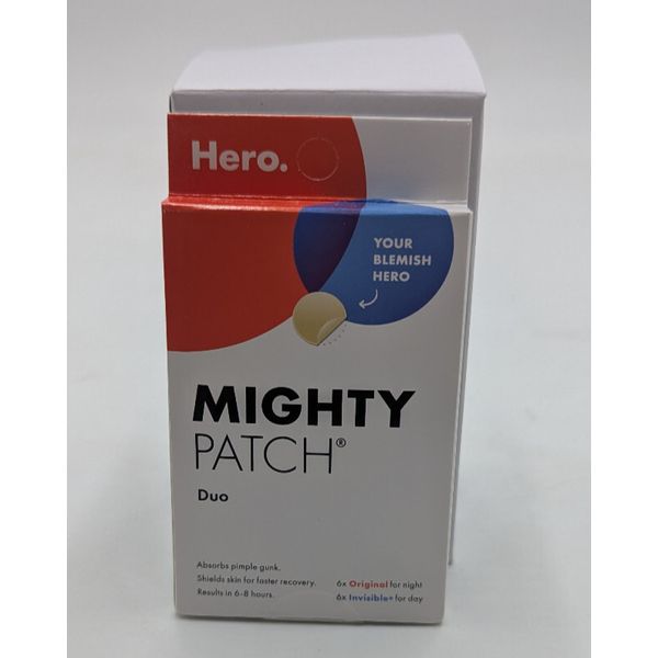 6 PACK OF Hero Mighty Patch Duo - 12ct