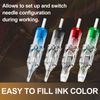 40PCS TONBAO Mixed Size Assorted #12 5M1 7M1 9M1 11M1 for Beginners and Professionals