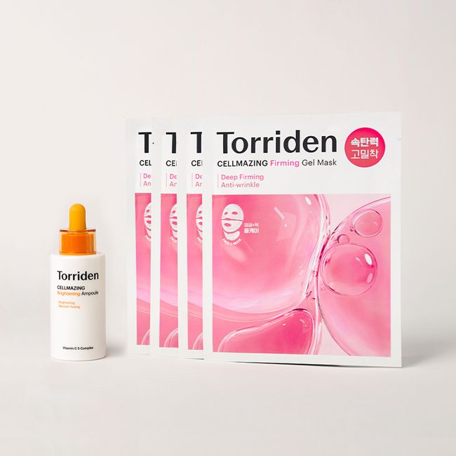 [2-piece set] Toriden Cell Maging Vita Collagen SET (30ml ampoule + 4 collagen gel masks)