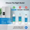 3 Pack LG® LT800P®  ADQ73613401  Refrigerator Water Filter by Waterdrop