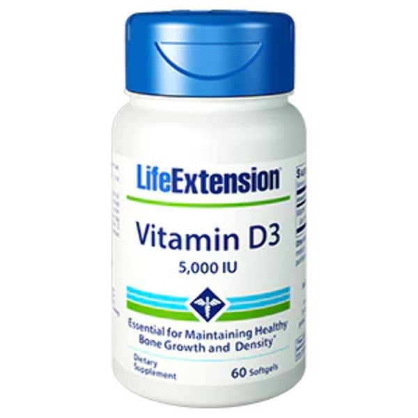 Vitamin D3 5000 IU - 60 capsules