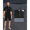 Seaskin Shorty Wetsuits for Mens 2mm Front Zip Diving Suits