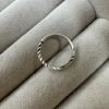 jewellerybox Sterling Silver Diamond Cut Nose Ring