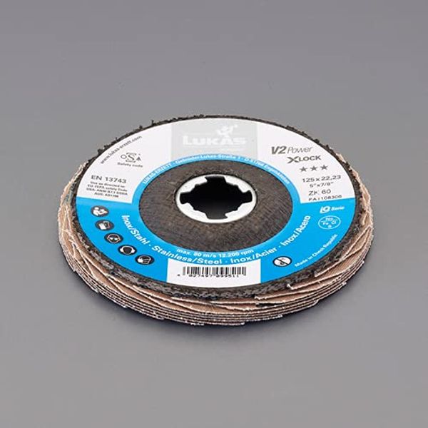ESCO EA809AL-72 # 60/125mm Flap Disc Zirconia/X-LOCK